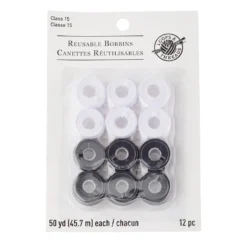 Deals ✔️ Loops & Threads™ Reusable Bobbins, Black & White ⌛