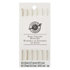 Buy ⭐ Steel Crochet Hook Set by Loops & Threads® 👍