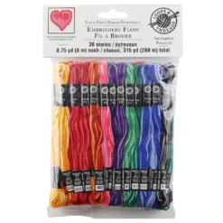 Budget ⌛ Variegated Embroidery Floss Loops & Threads™, 36ct. 🎁 -Crafted Loops Sales Store 10161137 1