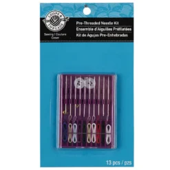 Promo ❤️ Loops & Threads™ Pre-Threaded Needle Kit ⌛ -Crafted Loops Sales Store 10340482