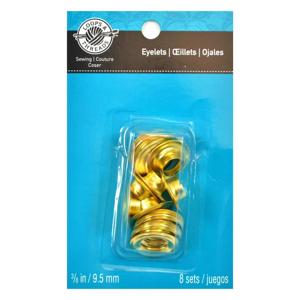 Deals βοΈ 12 Packs: 8 ct. (96 total) Gold Eyelets by Loops & Threads™ π 5 Deals βοΈ 12 Packs: 8 ct. (96 total) Gold Eyelets by Loops & Threads™ π - Image 3