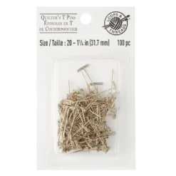 Coupon ⭐ Loops & Threads™ Quilter's T-Pins, 1 1/4" 💯 -Crafted Loops Sales Store 10340865 30