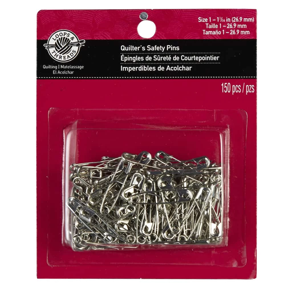 Coupon π Loops & Threads™ Quilter's Safety Pins, 1 1/16" π 3 Coupon π Loops & Threads™ Quilter's Safety Pins, 1 1/16" π