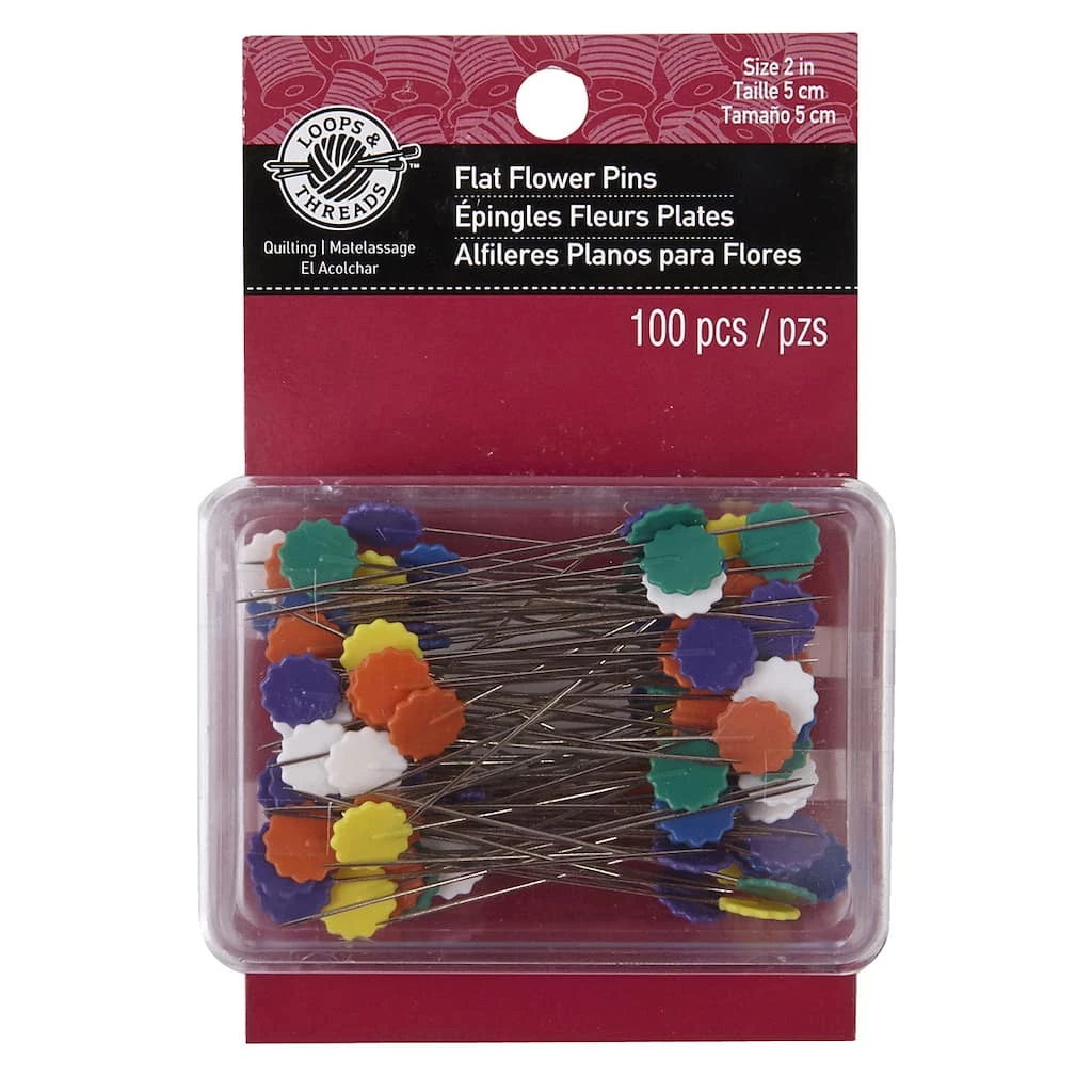 Budget π Loops & Threads™ Flat Flower Pins β¨ 3 Budget π Loops & Threads™ Flat Flower Pins β¨