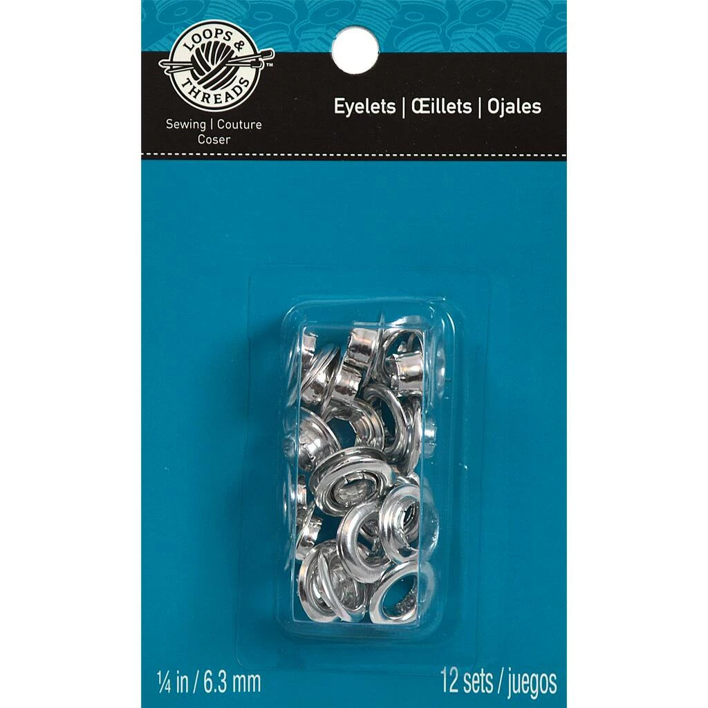 Brand new ⌛ 12 Packs: 12 ct. (144 total) 1/4" Eyelets by Loops & Threads™ ✨ 5 Brand new ⌛ 12 Packs: 12 ct. (144 total) 1/4" Eyelets by Loops & Threads™ ✨ - Image 3