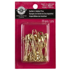 Flash Sale π₯° 12 Packs: 20 ct. (240 total) 2" Gold Quilter's Safety Pins by Loops & Threads™ π