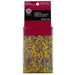 Best deal 😀 12 Packs: 500 ct. (6,000 total) 1.75" Yellow Ball Quilting Pins by Loops & Threads™ 😉 -Crafted Loops Sales Store 10354316