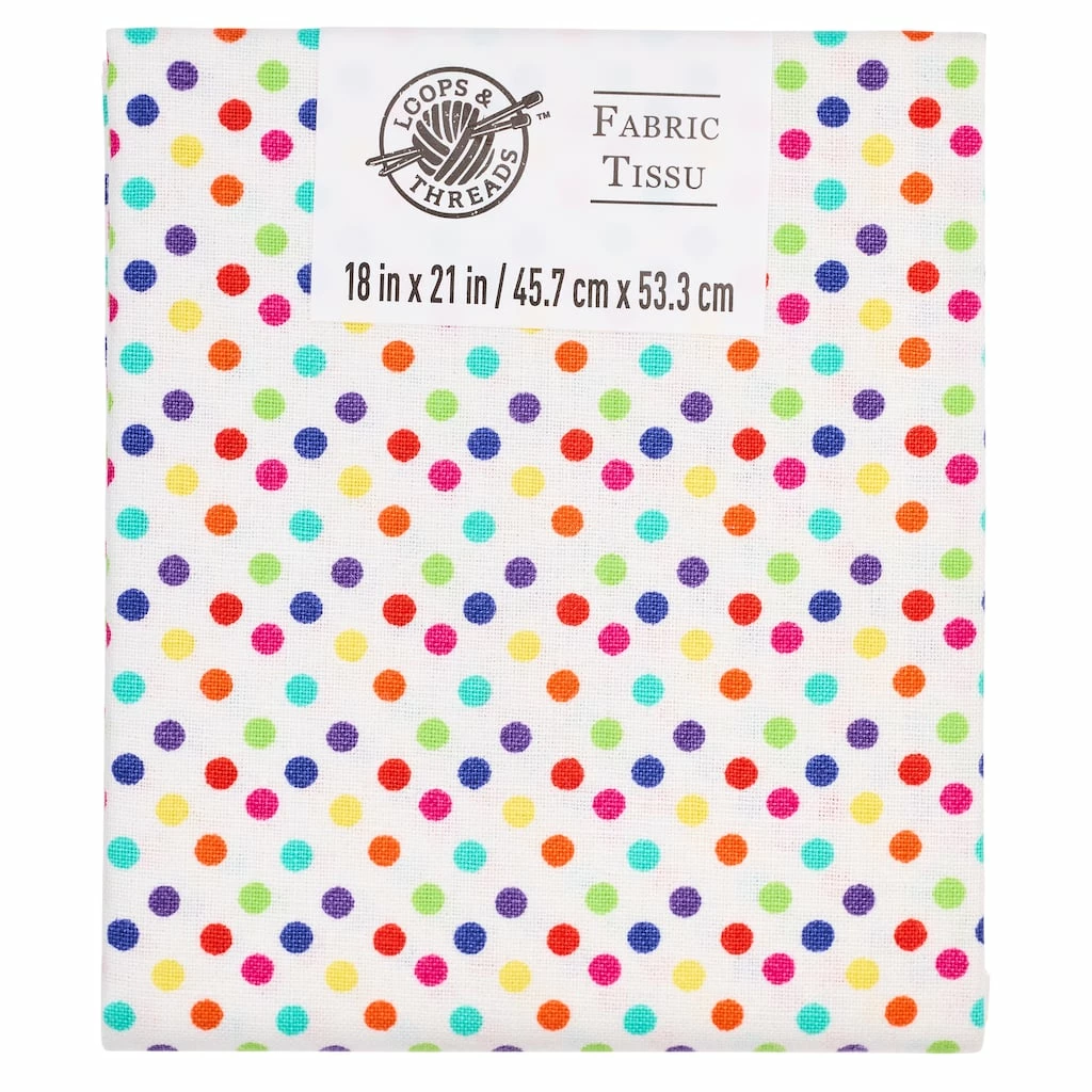 Discount β¨ Multicolor Polka Dots Cotton Fabric by Loops & Threads® 𧨠3 Discount β¨ Multicolor Polka Dots Cotton Fabric by Loops & Threads® π§¨