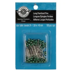 Brand new ⌛ 12 Packs: 100 ct. (1,200 total) Long Pearlized Pins by Loops & Threads™ ✔️ -Crafted Loops Sales Store 10453555