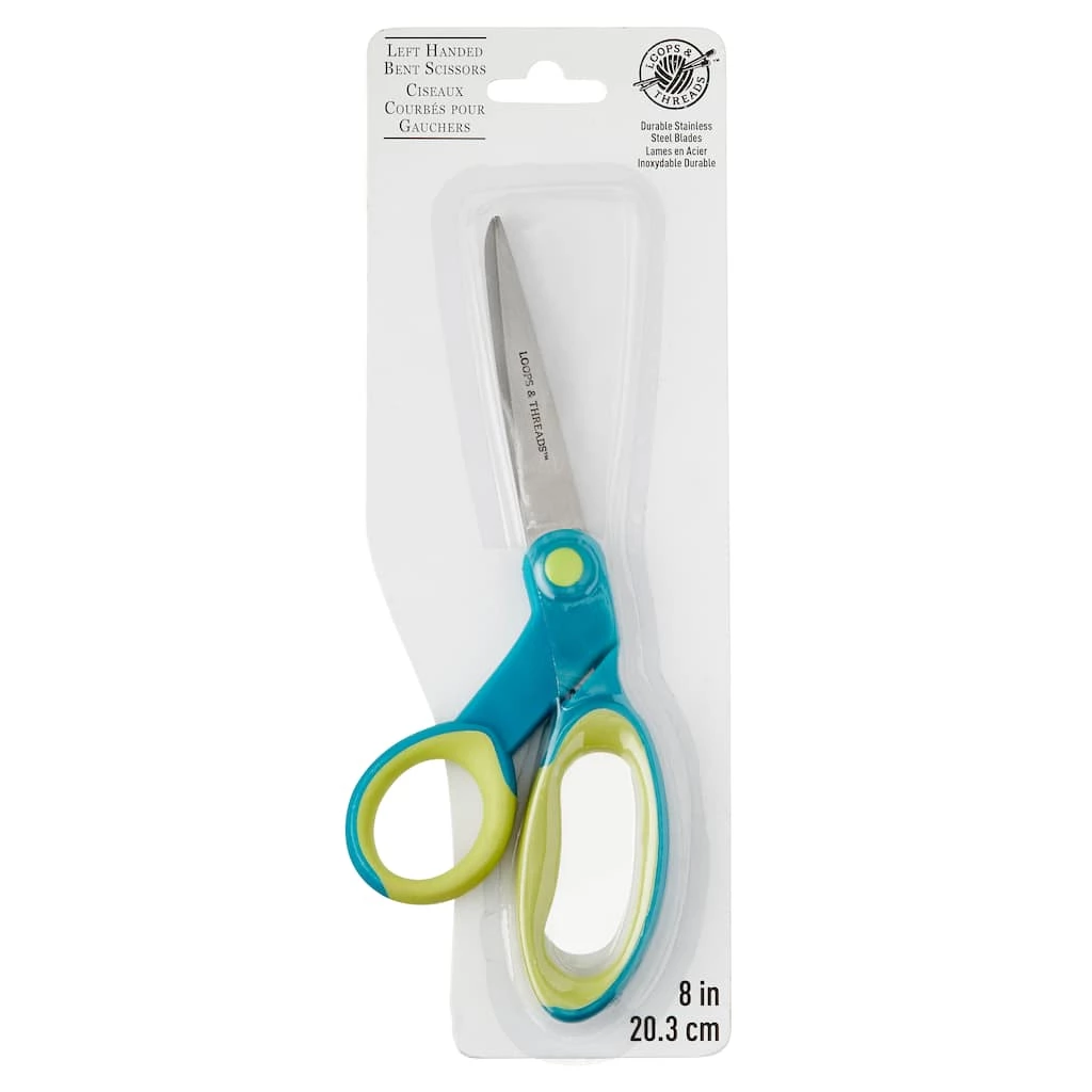 Discount π Left-Handed Bent Scissors by Loops & Threads™ π 5 Discount π Left-Handed Bent Scissors by Loops & Threads™ π - Image 3