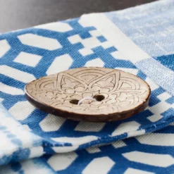 Outlet 🤩 12 Pack: 2" Coconut Design Button by Loops & Threads® ⌛ -Crafted Loops Sales Store 10509301 20 1