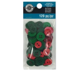 Best deal ✔️ 12 Packs: 120 ct. (1,440 total) Colors We Love 🛒 Christmas Buttons by Loops & Threads® 🔔 -Crafted Loops Sales Store 10509313