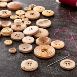Cheapest 👏 Light Brown Wooden Buttons By Loops By Loops & Threads® ❤️ -Crafted Loops Sales Store 10509318 20