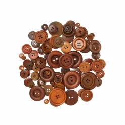 Best deal ✨ Brown Wooden Buttons By Loops & Threads® ✨ -Crafted Loops Sales Store 10509319 12