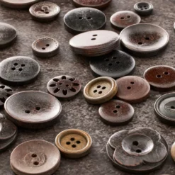 Cheap 🔔 Dark Brown Wooden Buttons By Loops & Threads® ⭐ -Crafted Loops Sales Store 10509320 20