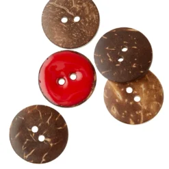 New 🌟 Favorite Findings Red Coconut Buttons By Loops & Threads® 🥰 -Crafted Loops Sales Store 10509349 31
