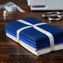 Outlet 😍 Blues Solids Fabric Bundle by Loops & Threads® ⭐ -Crafted Loops Sales Store 10509747 20