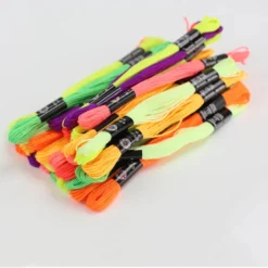 Best Sale ⌛ 12 Packs: 36 ct. (432 total) Neon Embroidery Floss by Loops & Threads® 😉 -Crafted Loops Sales Store 10545660 2 1