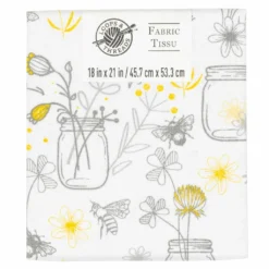 Wholesale 🌟 Gray & Yellow Mason Cotton Fabric by Loops & Threads™ 💯