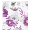 Discount ❤️ Purple & Gray Floral Cotton Fabric by Loops & Threads™ 🔔 -Crafted Loops Sales Store 10631296 1