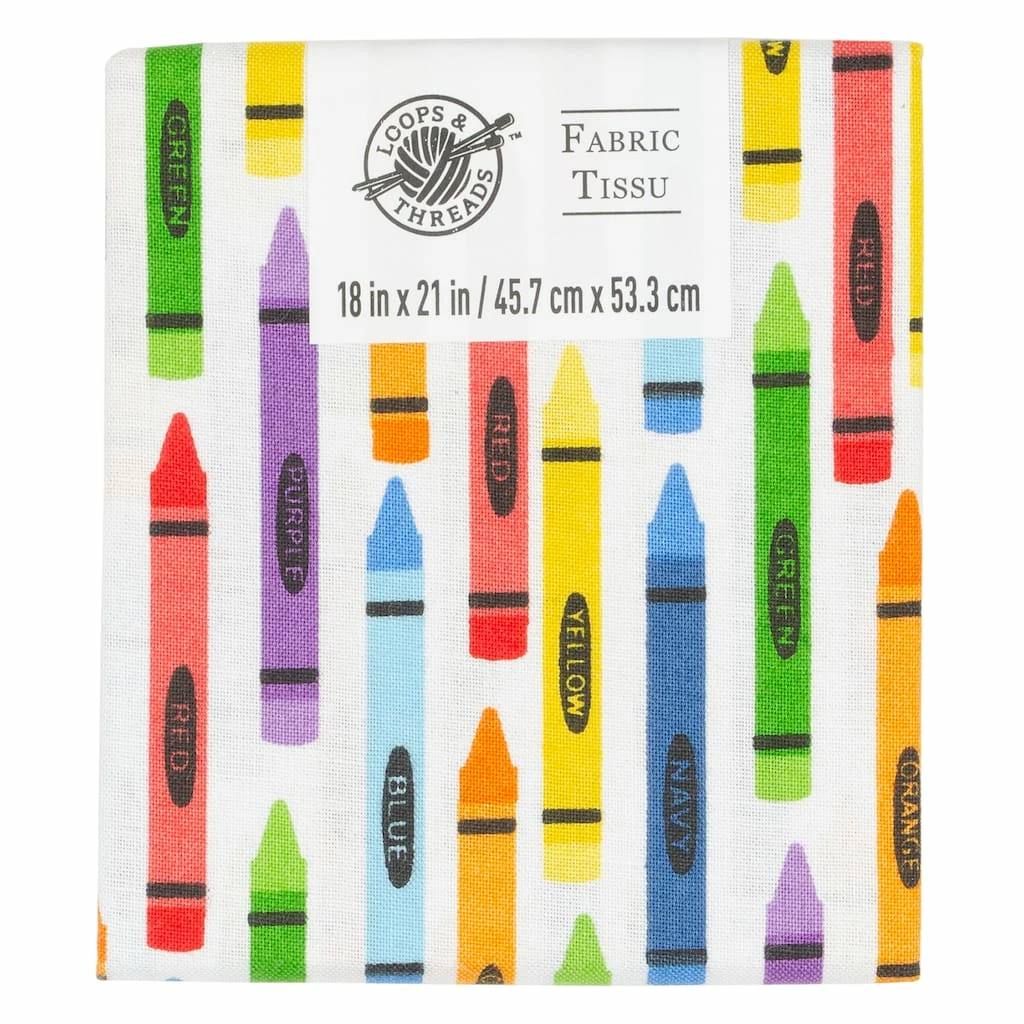 Cheap 𧨠Multicolor Crayon Cotton Fabric by Loops & Threads™ π 3 Cheap 𧨠Multicolor Crayon Cotton Fabric by Loops & Threads™ π