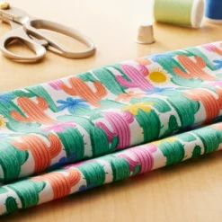 Hot Sale ⭐ Cactus Cotton Fabric by Loops & Threads™ ⭐ -Crafted Loops Sales Store 10631312 20