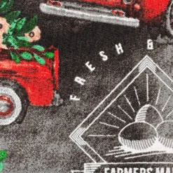 Best deal 🔥 Red Vintage Truck Cotton Fabric by Loops & Threads™ ⭐ -Crafted Loops Sales Store 10631314 3