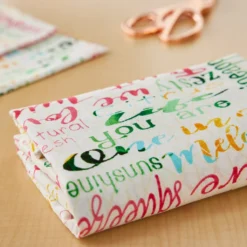 Deals 😀 Colorful Words Cotton Fabric Bundle by Loops & Threads™ 🛒 -Crafted Loops Sales Store 10631332 20