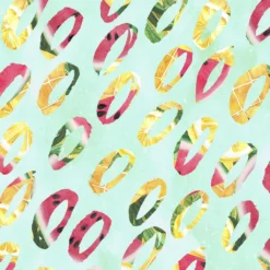 New 😍 Turquoise Cotton Fabric Bundle by Loops & Threads™ ❤️ -Crafted Loops Sales Store 10631333 3