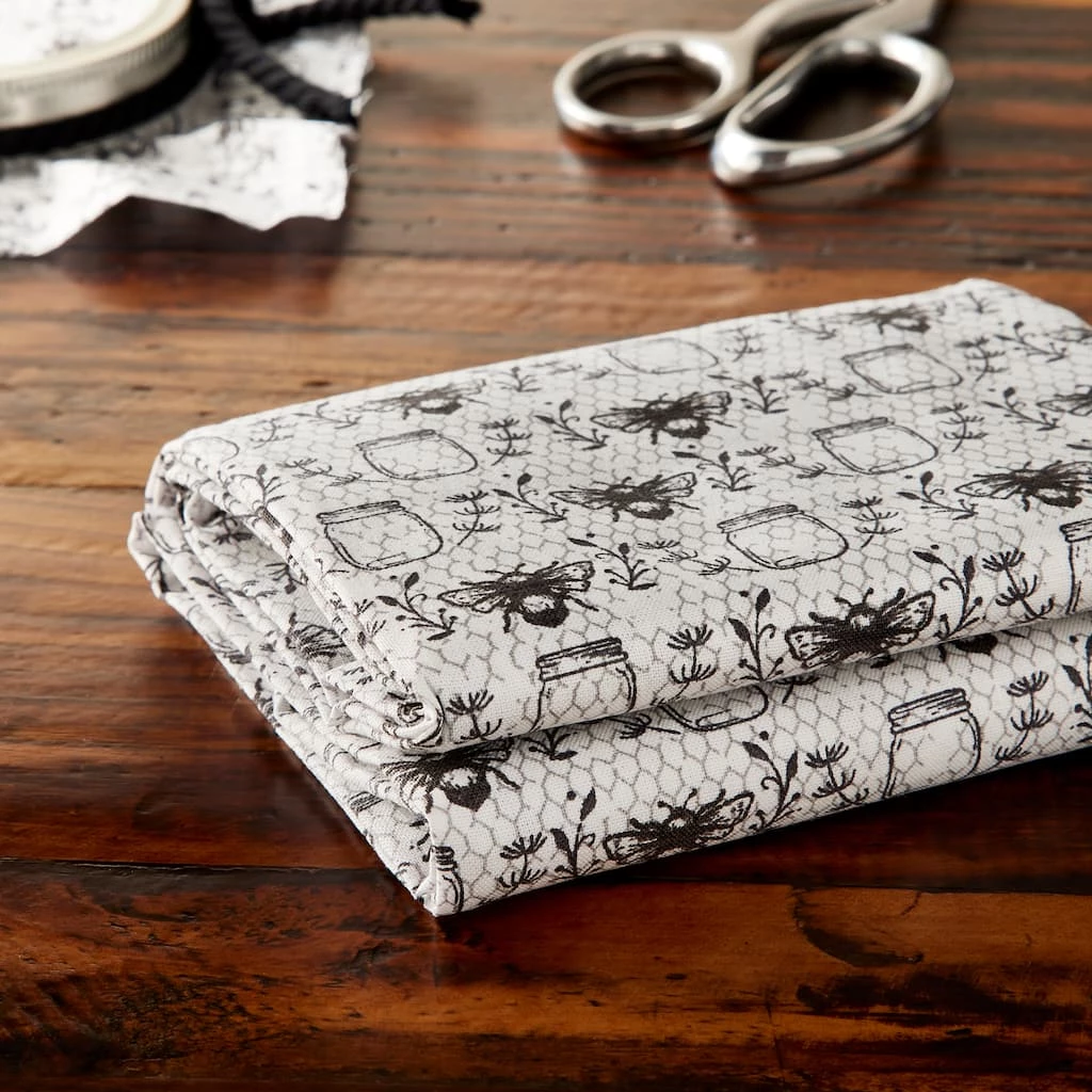 Discount π Black & White Bees Cotton Fabric Bundle by Loops & Threads™ βοΈ 4 Discount π Black & White Bees Cotton Fabric Bundle by Loops & Threads™ βοΈ - Image 2