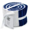 New 🥰 Blue & White Cotton Fabric Strips by Loops & Threads™ 💯 -Crafted Loops Sales Store 10631344 1