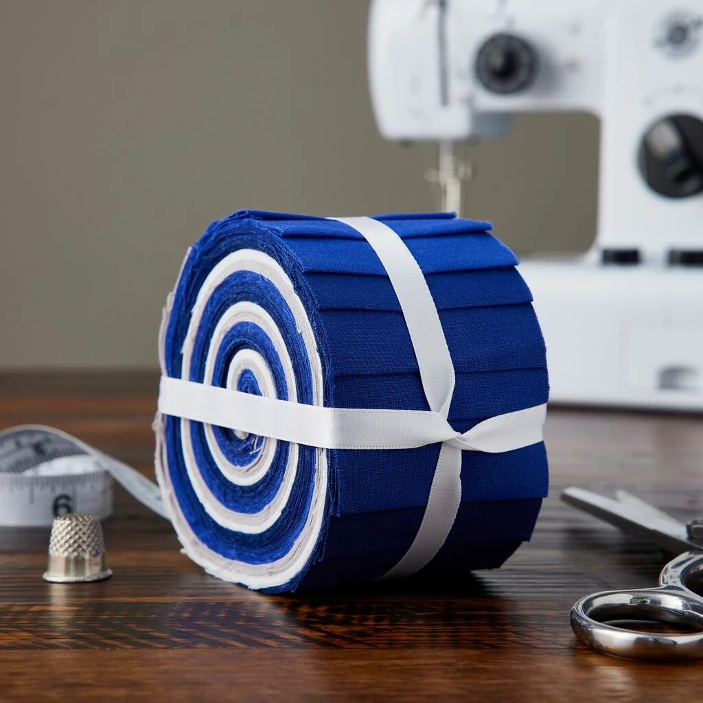 New π₯° Blue & White Cotton Fabric Strips by Loops & Threads™ π― 4 New π₯° Blue & White Cotton Fabric Strips by Loops & Threads™ π― - Image 2