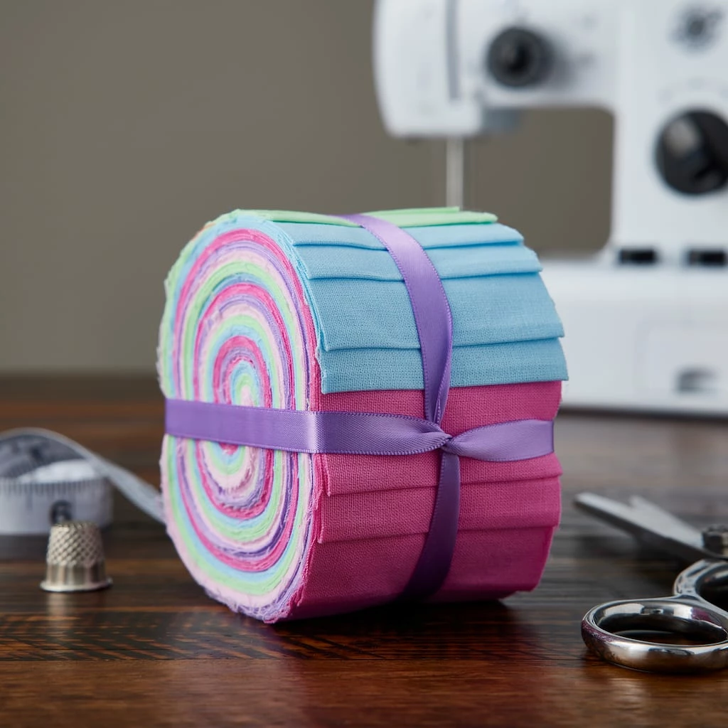 Best deal ⭐ Pastel Solid Cotton Fabric Strips by Loops & Threads™ ⌛ 4 Best deal ⭐ Pastel Solid Cotton Fabric Strips by Loops & Threads™ ⌛ - Image 2