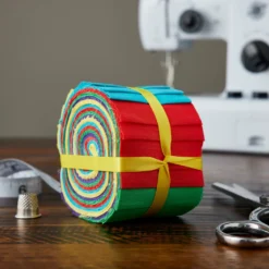 Hot Sale ✨ Bright Solid Cotton Fabric Strips by Loops & Threads™ ✨ -Crafted Loops Sales Store 10631346 20