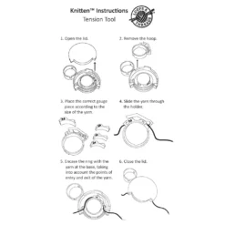 Hot Sale 🛒 Knitten™ Knit Tension Tool by Loops & Threads® ⭐ -Crafted Loops Sales Store 10632866 5