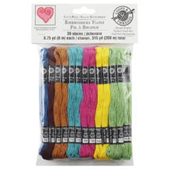 Best reviews of 🎉 12 Packs: 36 ct. (432 total) Uptown Brights Embroidery Floss by Loops & Threads® 🧨 -Crafted Loops Sales Store 10633048 1 1