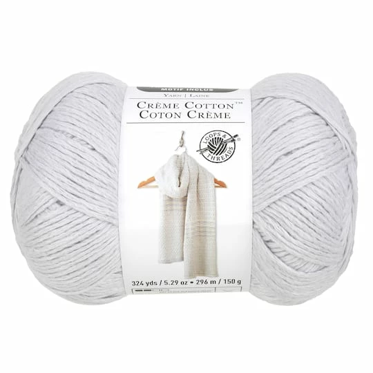 New β 15 Pack: Crème Cotton™ Yarn by Loops & Threads® π 6 New β 15 Pack: Crème Cotton™ Yarn by Loops & Threads® π - Image 4