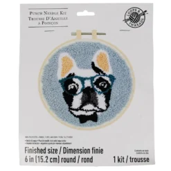 Cheap 😍 Bulldog Punch Needle Kit by Loops & Threads® 🛒 -Crafted Loops Sales Store 10663955 1
