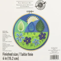 Buy ❤️ Blue Scene Felt Applique Kit by Loops & Threads® 🧨 -Crafted Loops Sales Store 10663959 1