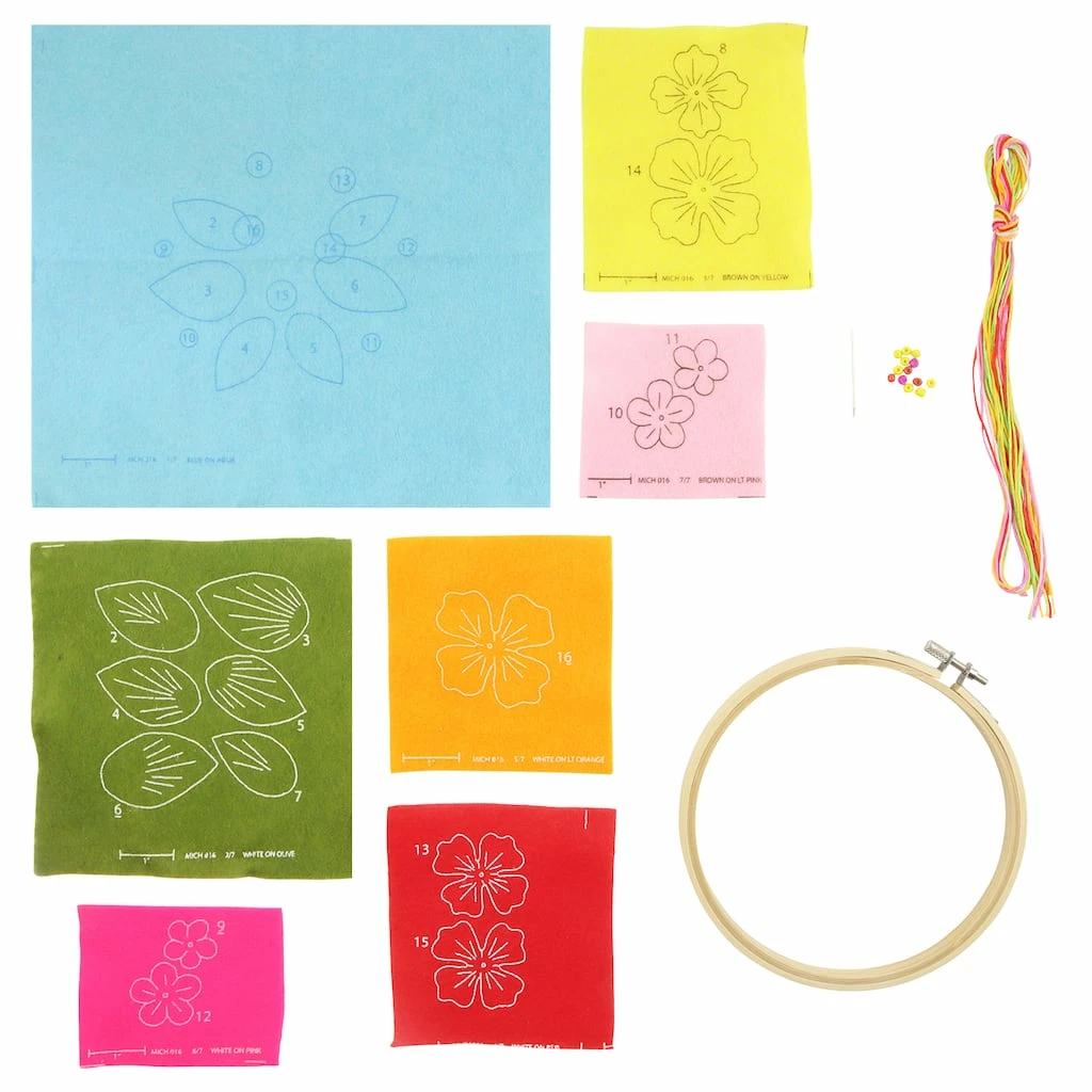 Cheap ⌛ Pastel Flowers Felt Applique Kit by Loops & Threads® ⌛ 6 Cheap ⌛ Pastel Flowers Felt Applique Kit by Loops & Threads® ⌛ - Image 4