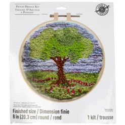 New 🔥 Tree Punch Needle Kit by Loops & Threads® 😀 -Crafted Loops Sales Store 10663965 1
