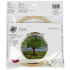 New 🔥 Tree Punch Needle Kit by Loops & Threads® 😀 -Crafted Loops Sales Store 10663965 5