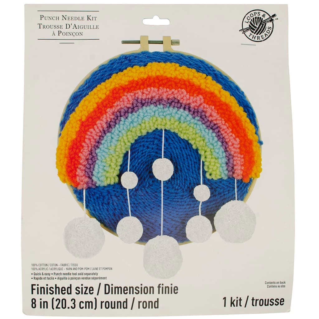 Deals π₯° Rainbow & Pom-Pom Punch Needle Kit by Loops & Threads® β¨ 5 Deals π₯° Rainbow & Pom-Pom Punch Needle Kit by Loops & Threads® β¨ - Image 3