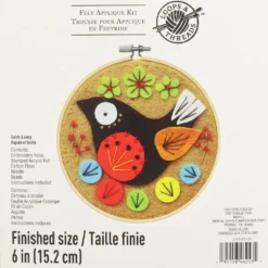 Cheap 💯 Birds Felt Applique Kit by Loops & Threads® 😉 -Crafted Loops Sales Store 10663971 1