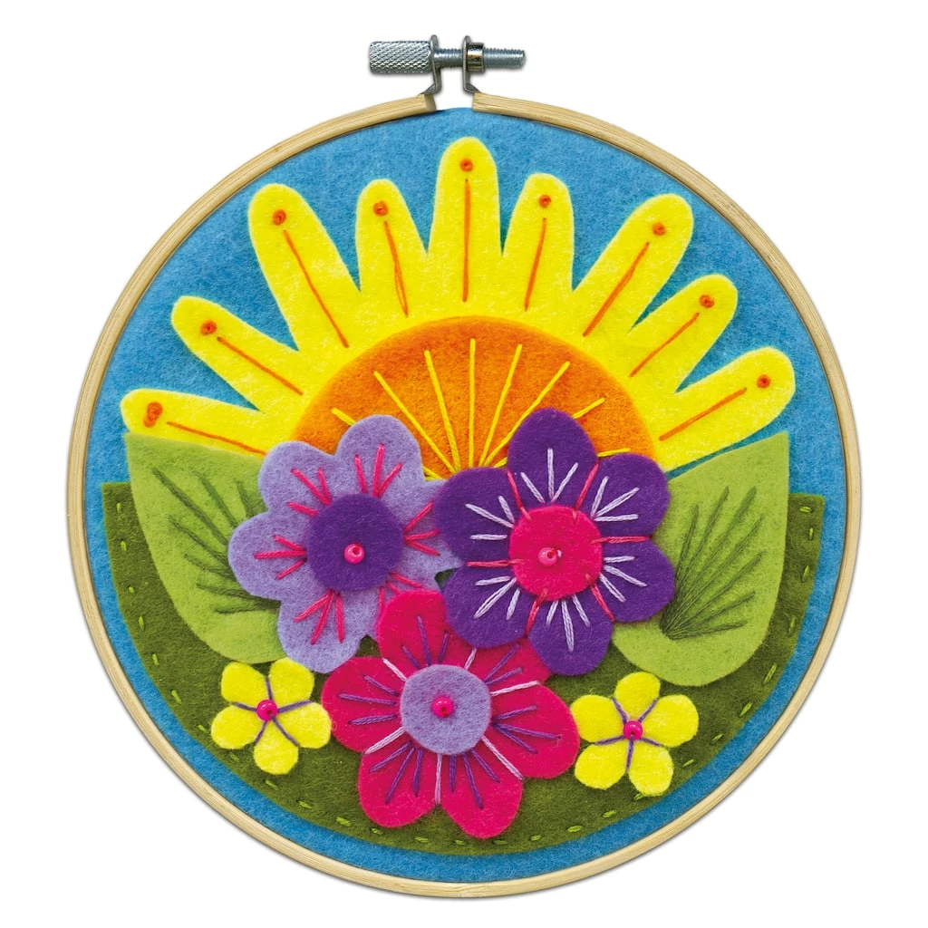 Cheapest π Sunrise Felt Applique Kit by Loops & Threads® π― 3 Cheapest π Sunrise Felt Applique Kit by Loops & Threads® π―