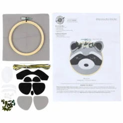 Best reviews of 💯 Raccoon Felt Hoop Kit by Loops & Threads™ ⭐ -Crafted Loops Sales Store 10663976 3