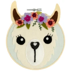Top 10 🎁 Llama Felt Hoop Kit by Loops & Threads™ ✔️