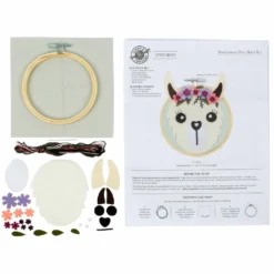 Top 10 🎁 Llama Felt Hoop Kit by Loops & Threads™ ✔️ -Crafted Loops Sales Store 10663982 3
