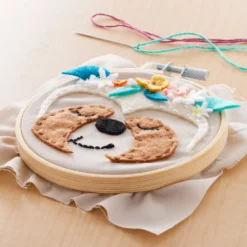 New 😍 Sloth Felt Hoop Kit by Loops & Threads™ 👍 -Crafted Loops Sales Store 10663986 20