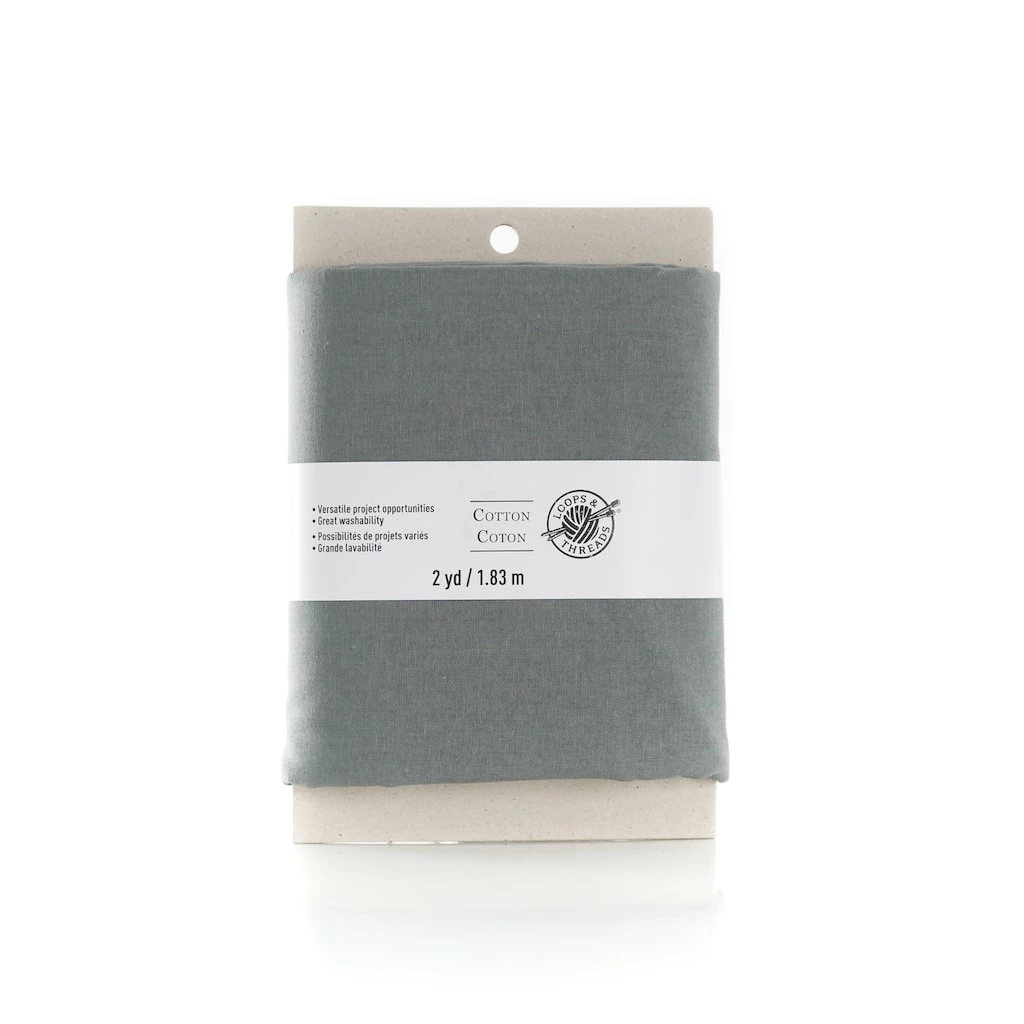 Outlet π Charcoal Cotton Fabric Bundle by Loops & Threads® π― 3 Outlet π Charcoal Cotton Fabric Bundle by Loops & Threads® π―